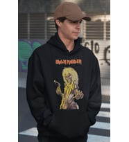 Iron Maiden Rock Metal Müzik Grubu Baskılı Unisex Oversize Hoodie