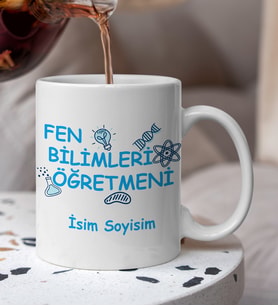 Fen Bilimleri Öğretmeni özel Kupaa Bardakk