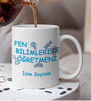 Fen Bilimleri Öğretmeni özel Kupaa Bardakk