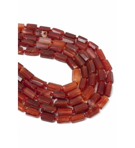 7X12 MM Akik Taşı Dizi (Kırmızı)