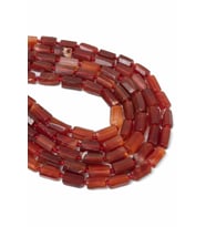 7X12 MM Akik Taşı Dizi (Kırmızı)