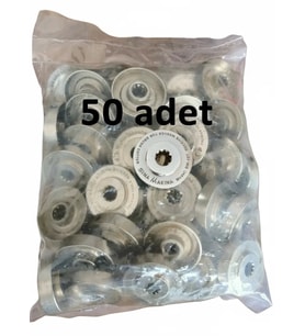 Sina Makina Tırpan Başlık Sabitleme Pulu 10 Diş 1 Paket 50 Adet