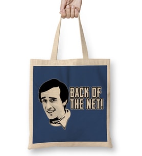 Alan Partridge Back Of The Net Quote Bez Çanta Uzun Saplı