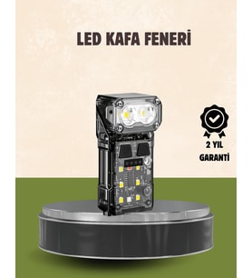 3’ü 1 Arada LED Far Şarj Edilebilir Sensörlü Manyetik 10 Saat Kullanım
