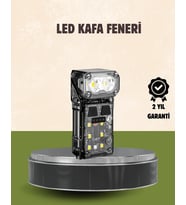 3’ü 1 Arada LED Far Şarj Edilebilir Sensörlü Manyetik 10 Saat Kullanım
