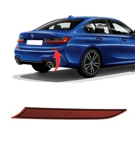 Bmw G20 3 Serisi Sağ Arka Tampon Reflektörü M Paket 2019 Sonrası
