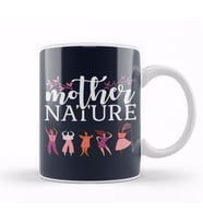 Girl Power Mother Nature Kupa Bardak Porselen