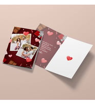 Kişiye Özel Romantik Aşk Fotoğrafı Tebrik Kartı