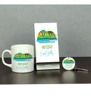 Peyzaj Üçlü Set (Kupa + Telefon Standı + Anahtarlık)
