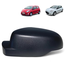 Renault Clio Dış Ayna Kapağı Sıyah Sol 2005 2009-  (Oem No:  8200801908)