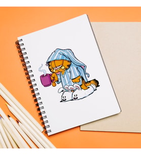 Garfield Tasarımlı Defter