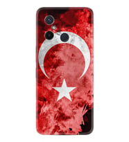 Xiaomi Redmi 12c Kılıf Resimli Desenli Baskılı Silikon Şanlı Türk Bayrağı 3 1395