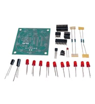 DC 3-5V Rulet Dairesel Sırayla Yanan Led Kendin Yap Hobi Devresi DIY Lehimleme Kiti Demonte(Montesiz)