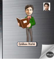 Kişiye Özel Öğretmen Erkek Ahşap Magnet -8