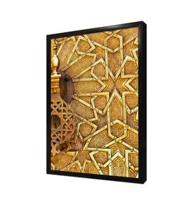 Ahşap Oyma Kapı Çerçeveli Mdf Tablo
