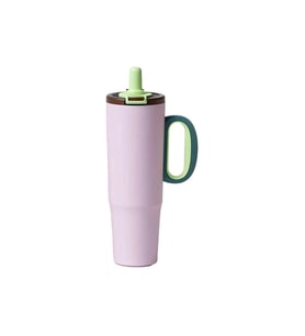 VAGONLİFE ÇELİK PİPETLİ/ PİPETSİZ ÇİFT KULLANIM KULPLU CUP/TERMOS VGN1114 1200ML - PEMBE