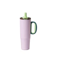VAGONLİFE ÇELİK PİPETLİ/ PİPETSİZ ÇİFT KULLANIM KULPLU CUP/TERMOS VGN1114 1200ML - PEMBE