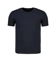 T8569 DEWBERRY BİSİKLET YAKA ERKEK T-SHIRT-KOYU LACİVERT