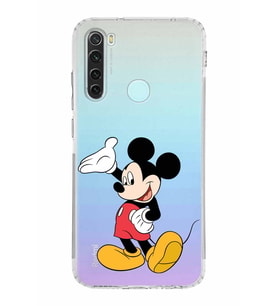 Xiaomi Redmi Note 8  Kamera Korumalı Kapak Mickey Mouse Tasarımlı Şeffaf  Kılıf