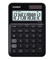 CASIO MS-20UC 12 HANE SİYAH MASAÜSTÜ HESAP MAKİNESİ