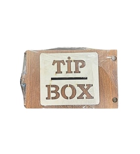 Ahşap Büyük Tipbox Kumbara