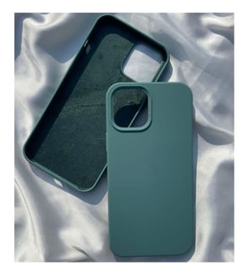 Coverzone Apple iPhone 13 Pro ?le Uyumlu K?l?f Z-Mara Lansman Vieri Tam Koruma Arka Kapak Kamera Koruma �?k?nt?l? P�r�zs�z Y�zey Koyu Ye?il