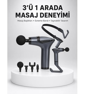 Mey İthalat® Titreşimli Şarjlı Aleti 3in1 Fonksiyonel Çok Amaçlı Model Yeni Nesil