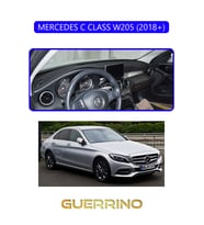 MERCEDES C CLASS W205 2018+TORPİDO KORUMA HALISI MAVİ KENAR
