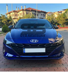Elantra Sinyalli Batman Yarasa Ayna Kapağı Piano Black / 2021 sonrası