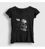 Presmono Kadın Siyah Complete Control Metal Misery Index T-Shirt 474122tt