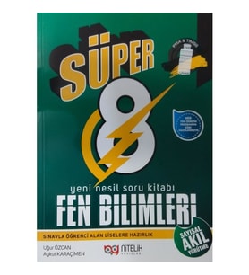Nitelik Yayınları 8. Sınıf Süper Fen Bilimleri Soru Kitabı