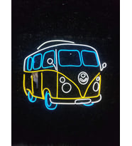 woswos bettle neon led tabela 60x50cm