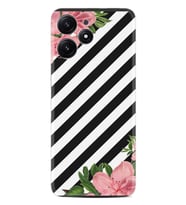 Xiaomi Poco M6 Pro 5G Kılıf Desenli Silikon Strip Flowers 2 1409