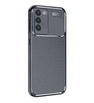 Vivo V30 Lite 4g Kılıf Auto Focus Karbon Kapak - Siyah