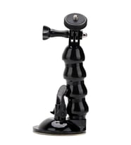 Ayex AX-231 Vantuzlu Araç İçi Esnek Kamera Tutucu – GoPro, Insta360, DJI Osmo Action ile Uyumlu (Siyah)