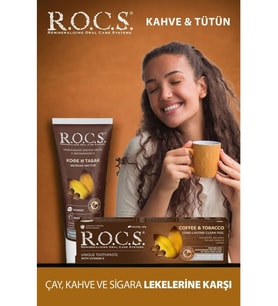R.O.C.S. Rocs Kahve ve Tütün Lekelerine Karşı Diş Macunu 74 g