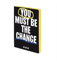 Nuuna Gri Noktalı A5 Defter Be The Change 55416