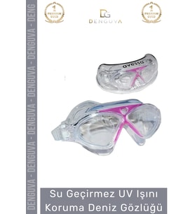 Premium Ayarlanabilir Kayış Su Geçirmez Uv Işını Koruma Buğu Yapmaz Antifog Kutulu Deniz Gözlüğü