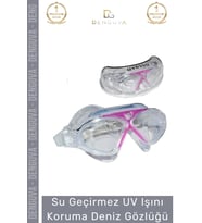 Premium Ayarlanabilir Kayış Su Geçirmez Uv Işını Koruma Buğu Yapmaz Antifog Kutulu Deniz Gözlüğü