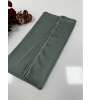 Taşlı Dubai İpeği Şal Koyu Su Yeşili JJ0226