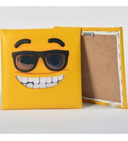 Emoji li Dekoratif Kanvas Tablo (Sarı)