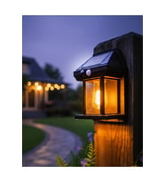 KBA742 VGüneş Enerjili Bahçe Led Ampul Hareket Sensörlü Bahçe Led Su Geçirmez 3 Mod'lu Solar Led