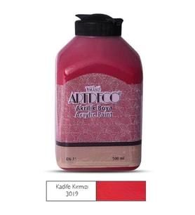 ARTDECO 070L-3019 AKRİLİK BOYA 500 ML. KADİFE KIRMIZI
