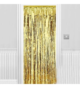 Işıltılı Duvar ve Kapı Perdesi Gold 90x200 cm