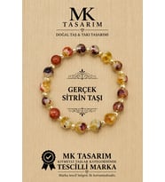 GERÇEK SİTRİN BİLEKLİK MK.7000.836- RAHATLIK-DİNGİNLİK-ENERJİ- STRES BİLEKLİĞİ