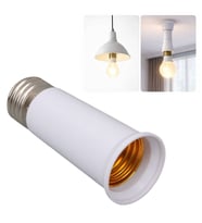 LEDX DY-111 E27'den E27'ye Duy Uzatma Adaptörü 9.5 CM Profesyonel Ek Aparatı