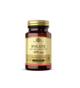 Solgar Folate 400mcg 50 Tablet