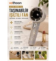 Taşınabilir Fan Kristal Yapay Elmas El Vantilatörü Mini Kişisel El Tipi Fan Işıltılı Soğutma Küçük F