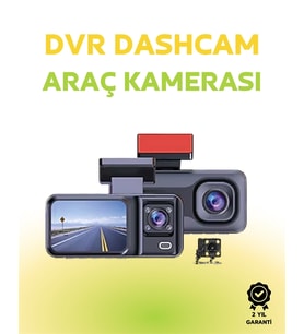 1080p Ön, 720p Arka Ve İç Kamera İle %100 Kapsama – Gece Görüşlü Araç Kamerası