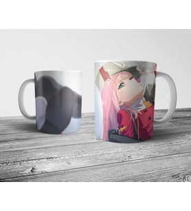 Pixxa Darling in the Franxx - Zero Two Kupa Bardak Model 7